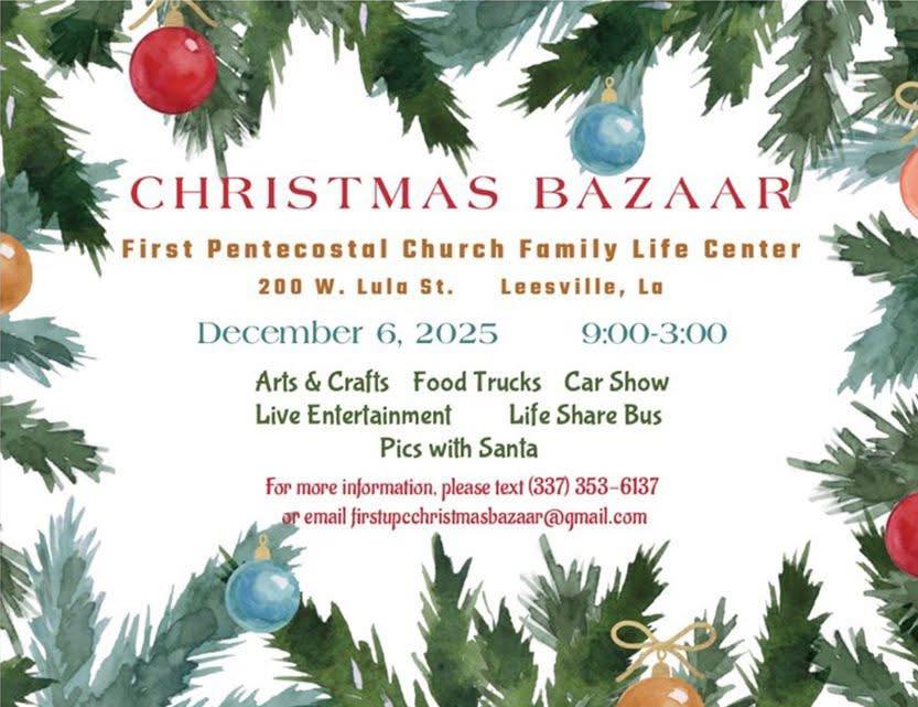 Christmas Bazaar - Vernon Parish Louisiana