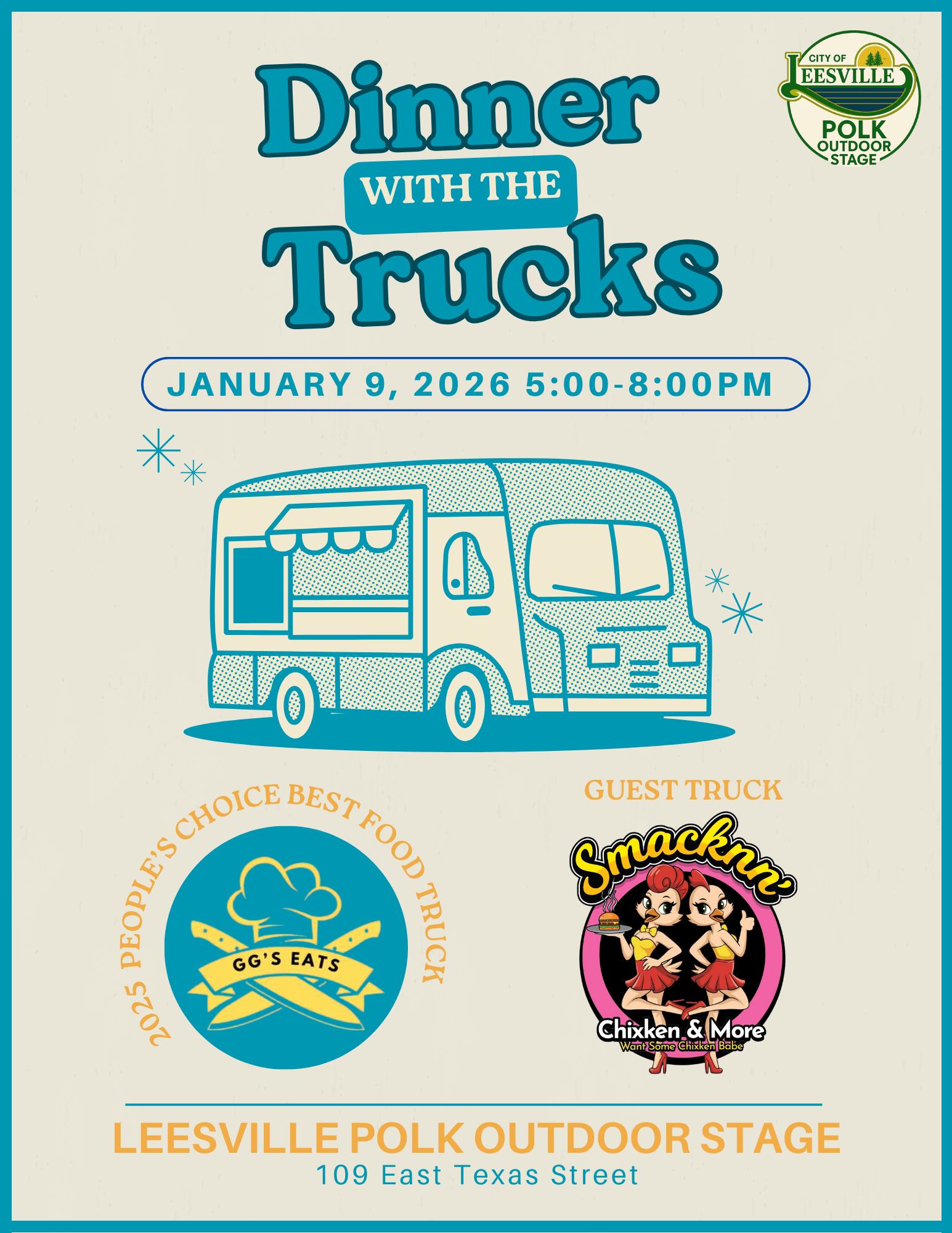 Winter Dinner With the Trucks - Vernon Parish Louisiana