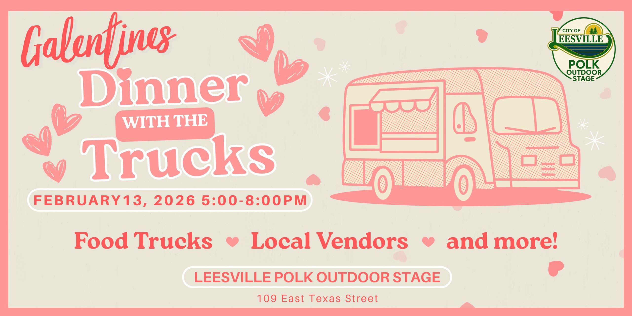 Galentine’s Day Dinner With the Trucks - Vernon Parish Louisiana