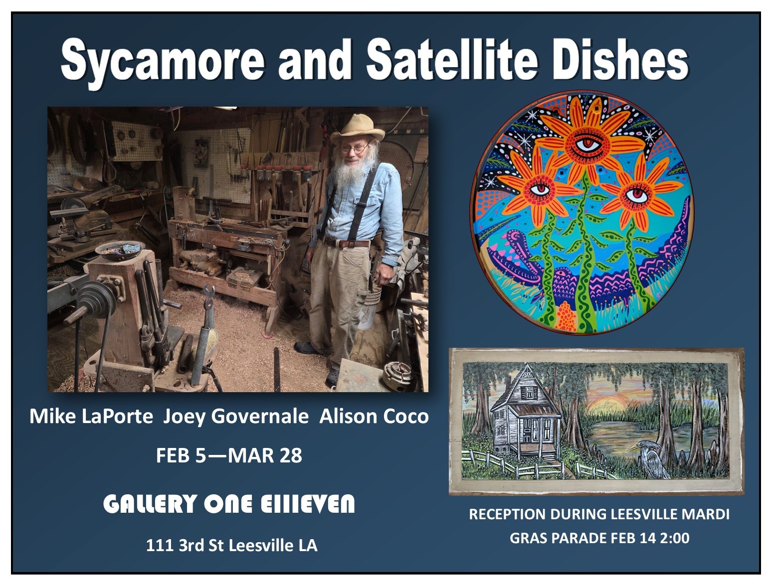 Sycamore and Satellite Dishes! - Vernon Parish Louisiana