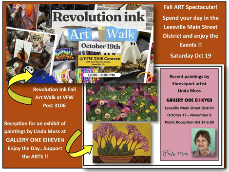 ART Walk & Gallery One Ellleven Reception - Vernon Parish Louisiana