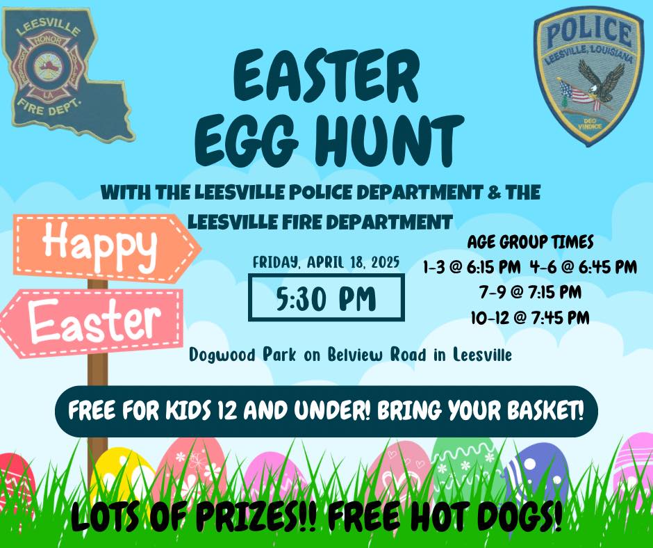 Easter Egg Hunt - Vernon Parish Louisiana