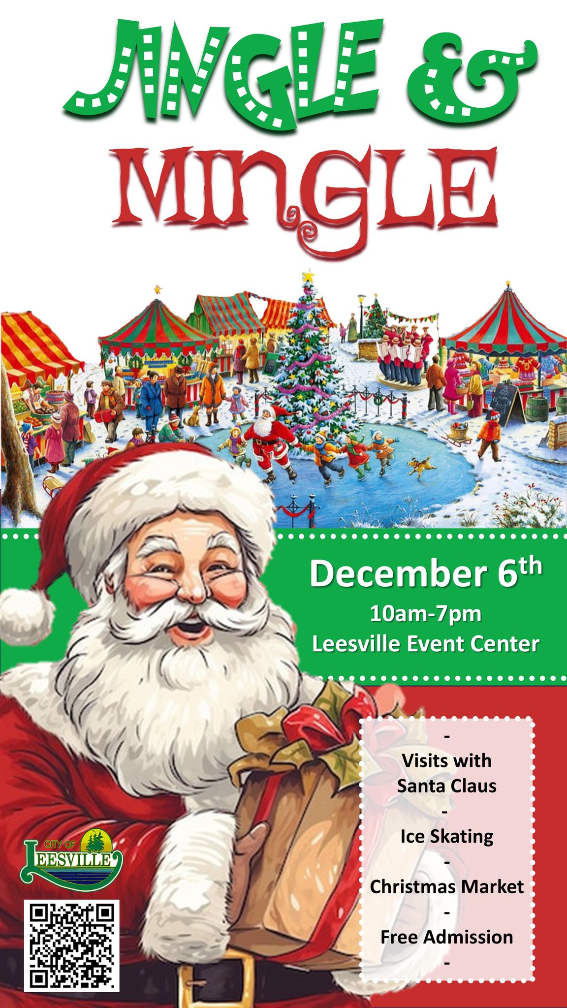 Jingle & Mingle Ice Skating - Vernon Parish Louisiana