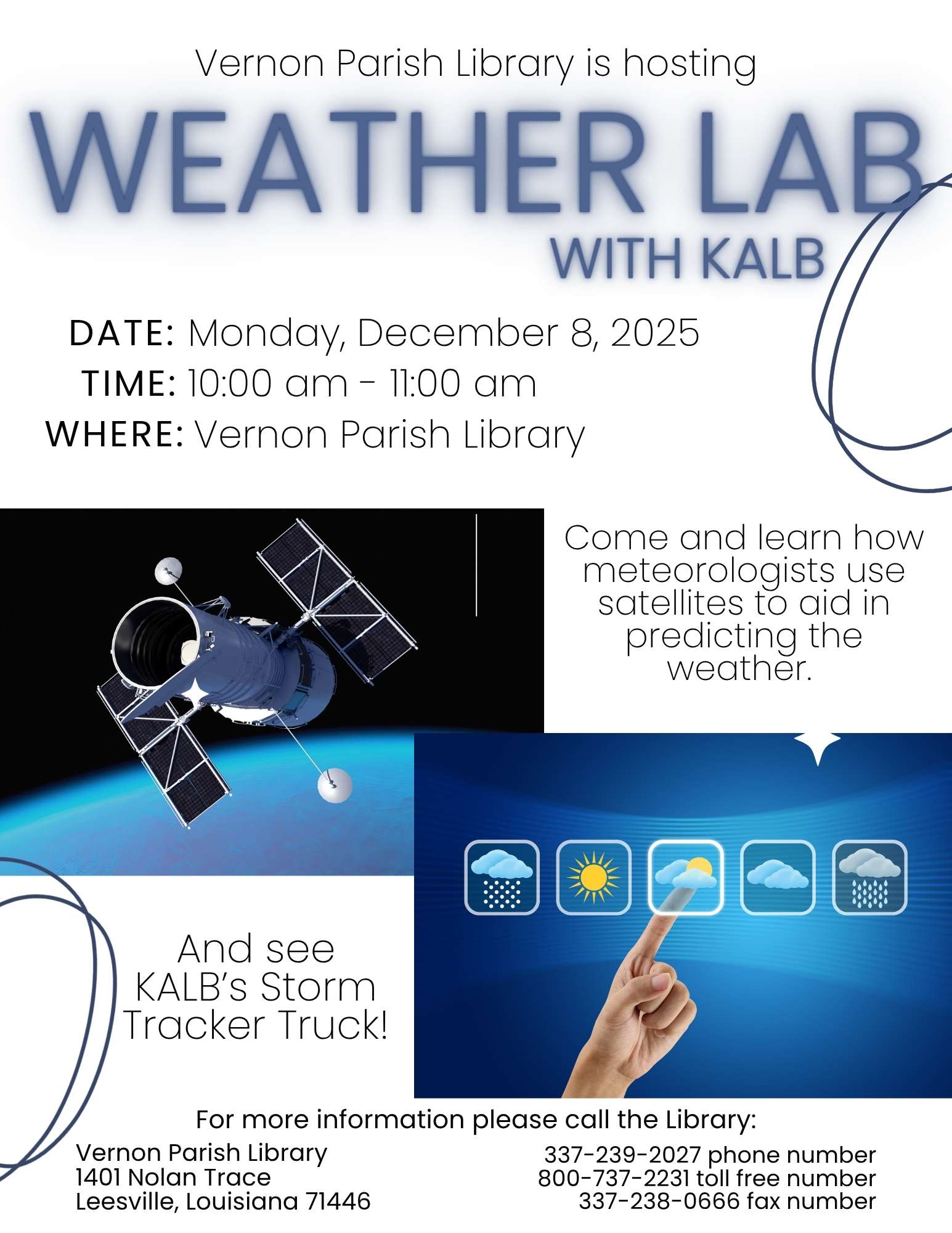 KALB Weather Lab with the Storm Tracker Bus - Vernon Parish Louisiana