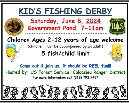 Youth Fishing Derby - Vernon Parish Louisiana