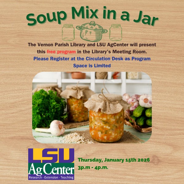 LSUAg Soup Mix in a Jar - Vernon Parish Louisiana