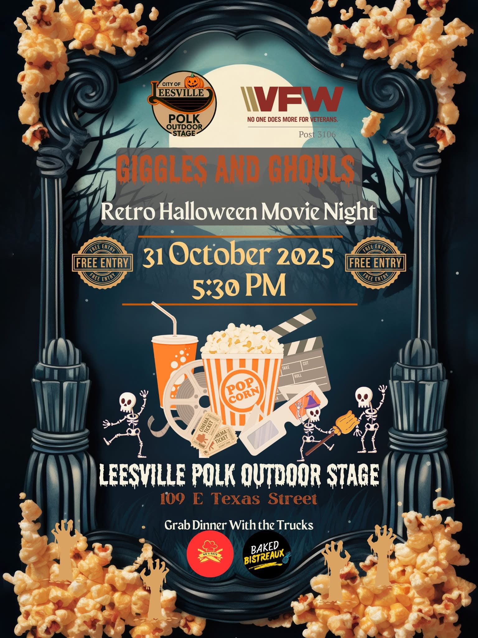 Retro Halloween – Movie Night - Vernon Parish Louisiana