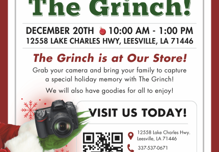 Mischief with the Grinch! - Vernon Parish Louisiana