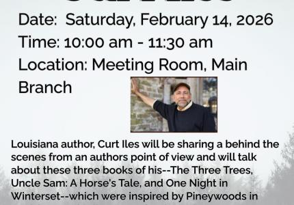 Author Talk and Autograph Program: Curt Iles - Vernon Parish Louisiana