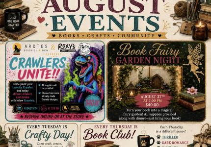 Crawler Unite Paint Night at Arctos Bookish Den & Roxy’s Crafty Corner! - Vernon Parish Louisiana